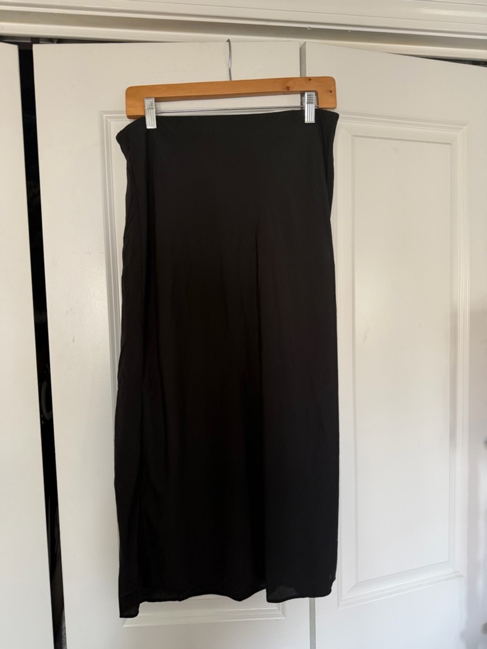 Madewell Satin Midi Slip Skirt
